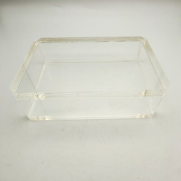 Vintage Acrylic Stationery Display Case Huang Acrylic H-960S 6" x 4" x 2" in Box - Picture 2 of 7